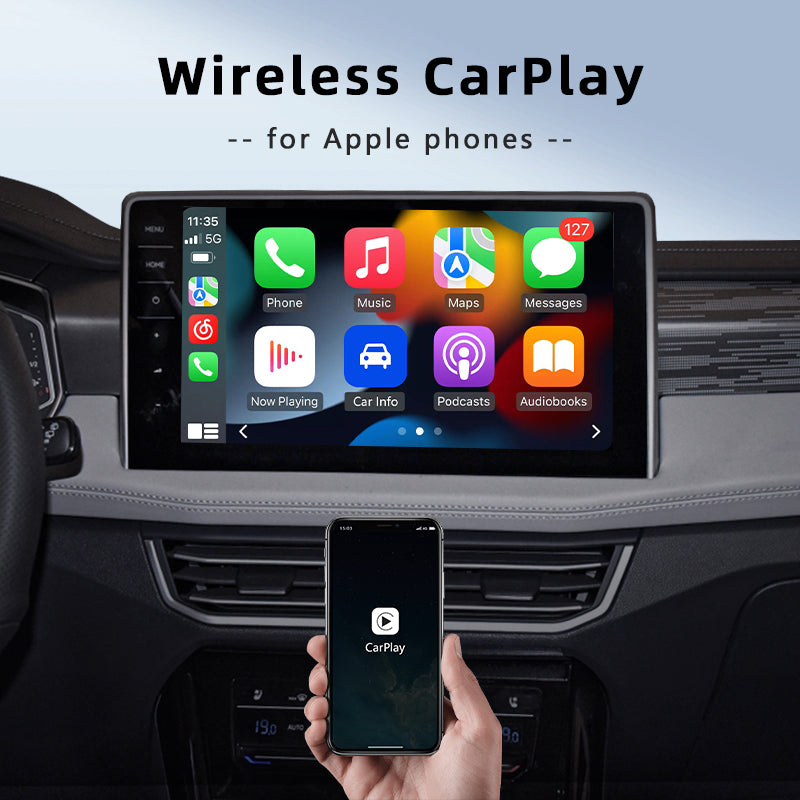 Wireless CarPlay Adapter 2024 for Apple CarPlay, Easy to Upgrade Wired CarPlay to Wireless, Instant Connectivity, Super Mini Car Play Dongle for iPhone, Fit for Cars with Built-in CarPlay