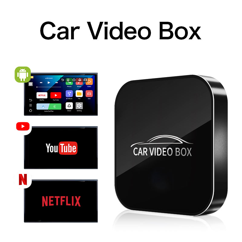 Wireless CarPlay Android AUTO Multimedia Video Box 4G Cellular,2GB+16GB,8Core,Android 12 Built-in Navigation Support SIM&TF Card Bluetooth Support Car with OEM Wired CarPlay/Android Auto